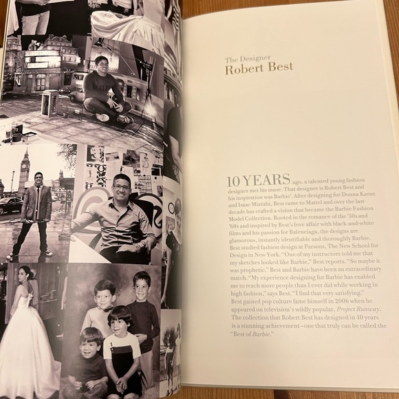 Barbie Fashion Model 10 Years Anniversary Book NRFB Gold Label - Picture 6 of 9